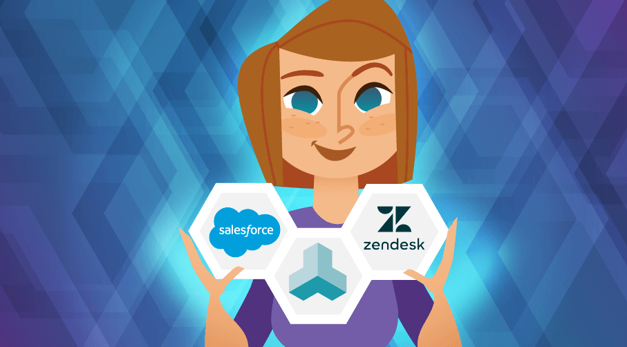 Featured Image for the blog: Your Non-Technical Guide to Call Center Integrations: How Managers and Admins Can Use Sharpen + Salesforce & Zendesk for a More Productive Team
