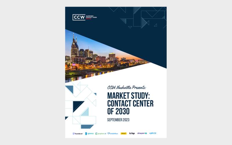 CCW Market Study: Contact Centers of 2030 Cover Image