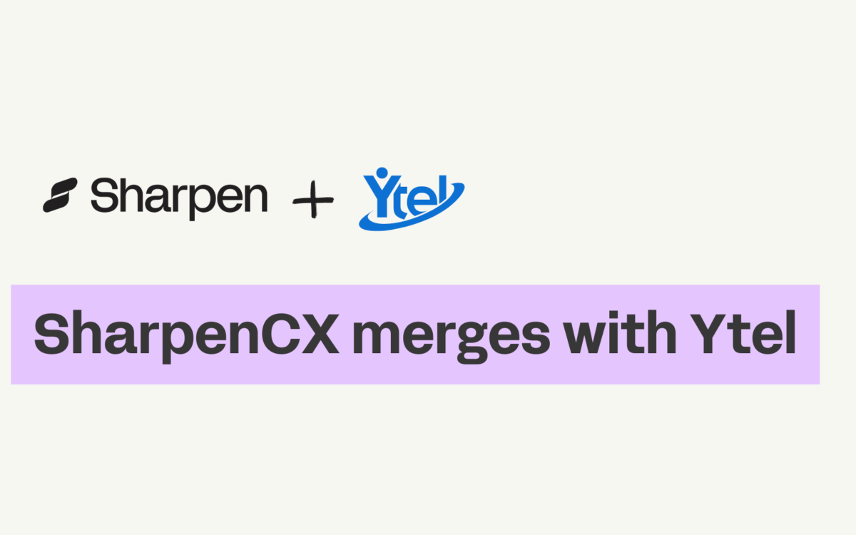 Featured Image for the blog: SharpenCX and Ytel Merge to Deliver a Unified, AI-Powered Customer Experience Platform